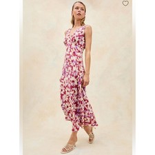 Rails Audrina Floral Print Midi Dress XL Sheath Slip Long Romantic Summer NWT