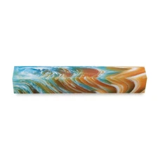 Woodcraft Poly Resin Pen Blank - 3/4" x 3/4" x 5" - Crashing Waters