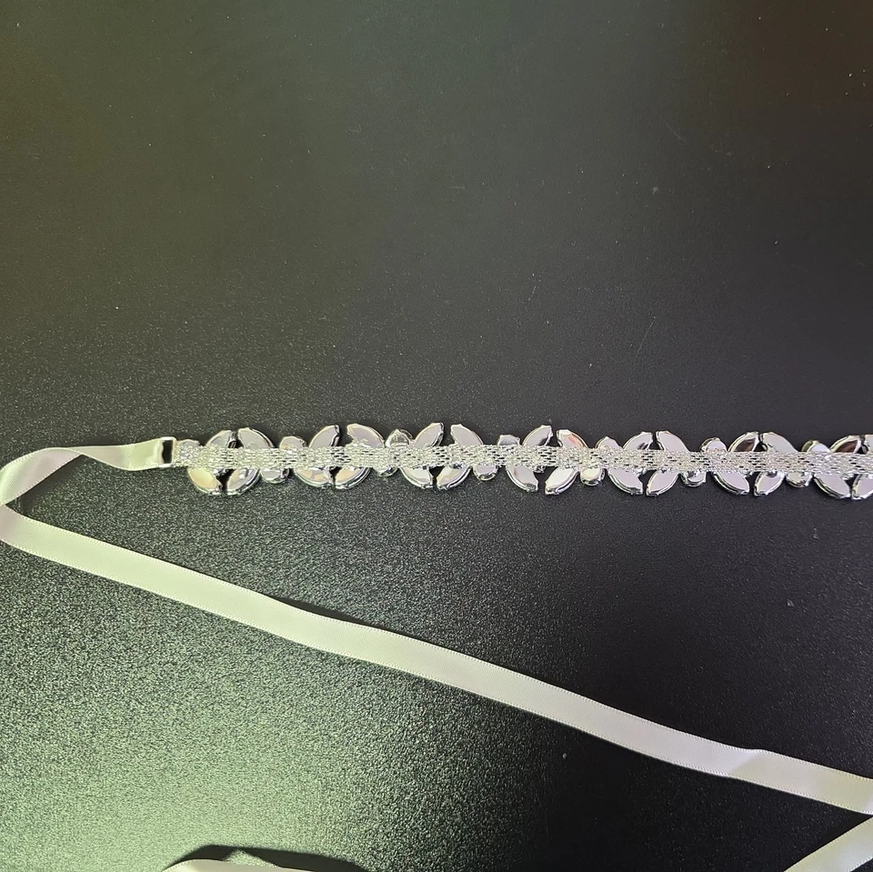 Strassgürtel Brautkleidgürtel Festlicher Gürtel Universal Größe Neu - Bild 4 von 4