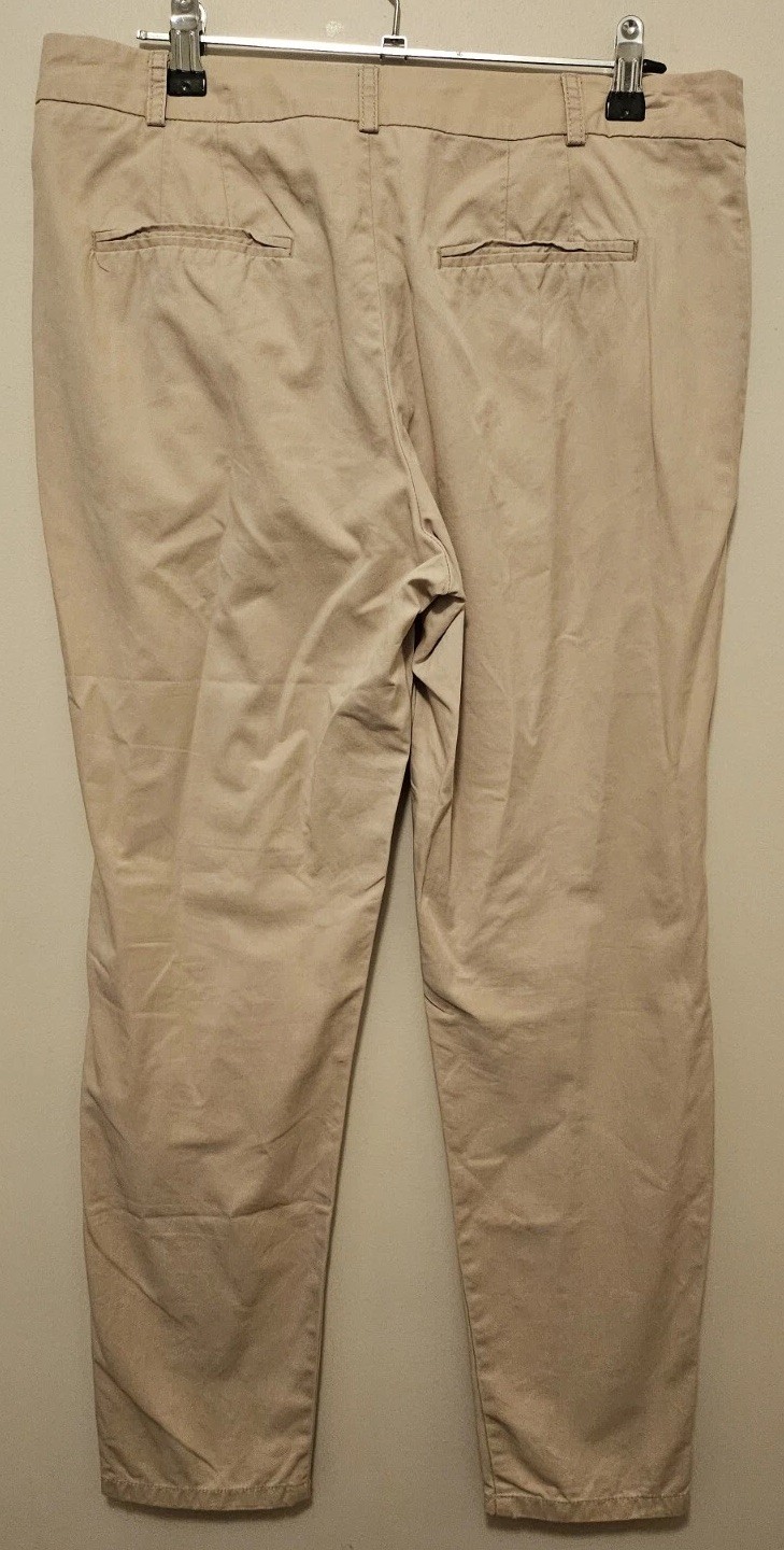ZARA BASIC Womens Beige Trousers Slacks Panta Corporate Business Size M thumbnail 2
