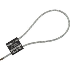 Global Industrial Metal Cable Seal 1/8"x12"L Black 50/Pack