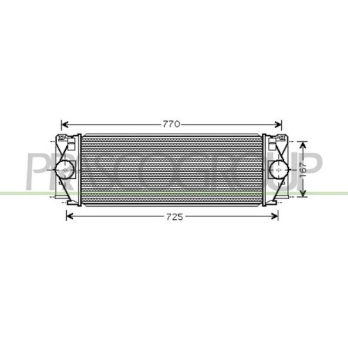 Échangeur Intercooler Prasco ME919N001 qualité supérieure Mercedes
