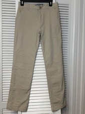 French Toast Boys Straight Khaki Uniform Pants Size 16 Adjustable Waist