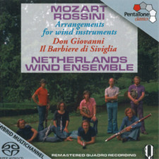 Wolfgang Amadeus Mozart Mozart/Rossini: Arrangements for Wind Instruments CD 