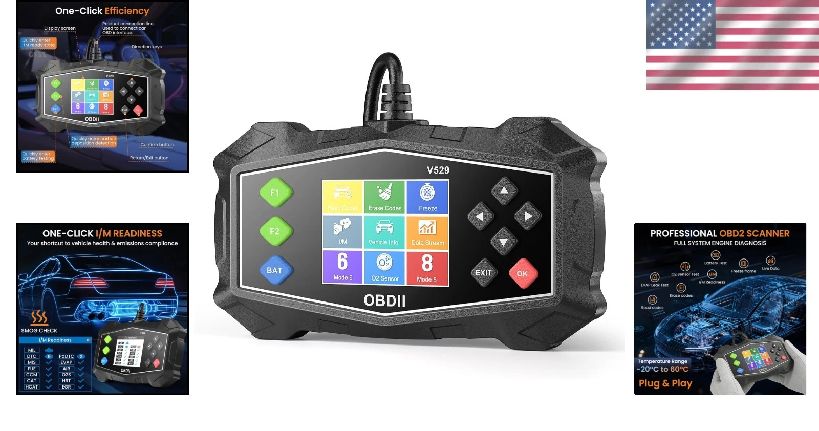 Scanner Diagnostic Tool Code Reader - product detail image 2