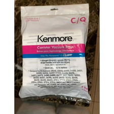 8 Pack Kenmore Canister Vacuum Bag for C, Q; Panasonic C-5  C-18, 50104 5055