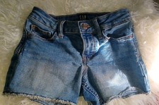 Girls Blue Jean Denim Shorts GAP