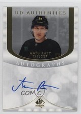 2023-24 SP Authentic UD Authentics Auto Aatu Raty #UDA-AR Auto 01rr