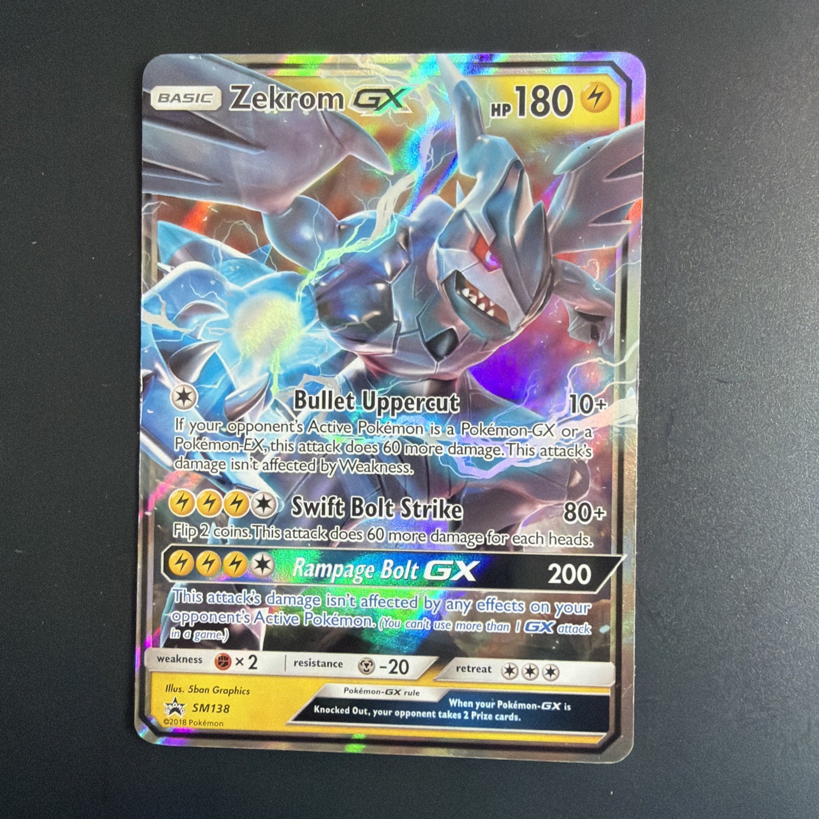 Zekrom GX SM138 Sm Holo