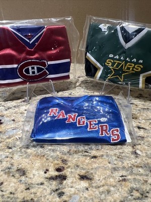2006-07 Upper Deck Lundqvist/Roy/Turco Mini Jersey GOALIE LEGEND SET (3) NEW!