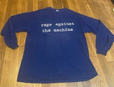 Vintage 1990s Rage Against The Machine Long sleeve Shirt XL HANES