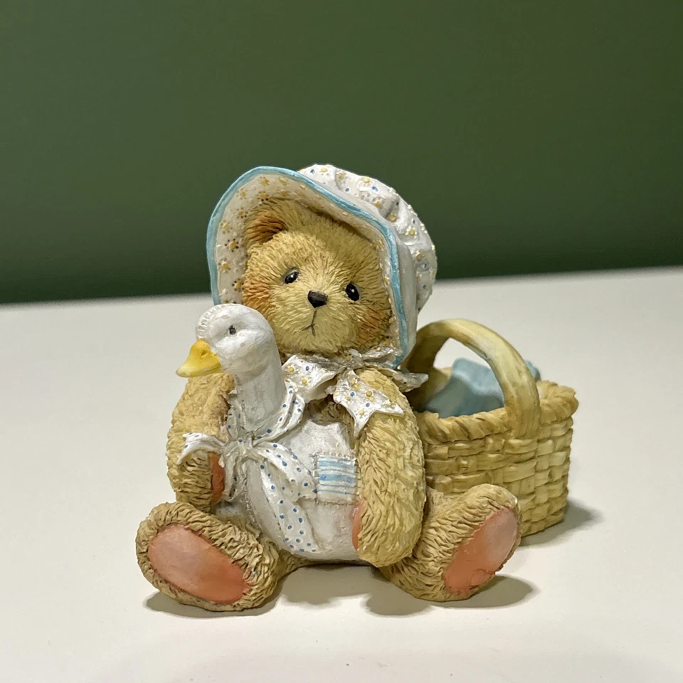 Cherish Teddies Katie Friend Always Knows Need A Hug 1991 Cottagecore Goose Foto 2 de 4