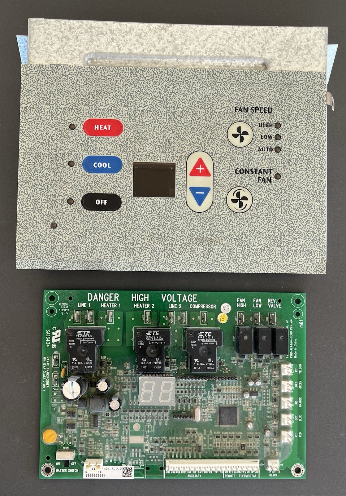 PWB-1244A4-0000 AMANA 40-1129Q-A74 GOODMAN PTAC PCBCP134 Digital Control Set