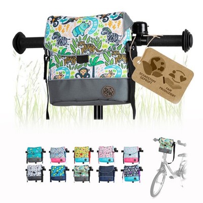 Lenkertasche Fahrradtasche für Kinder kompatibel mit Puky Woom mit Schultergurt