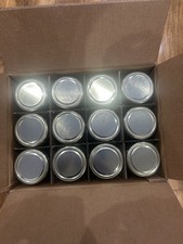 24 x 500ml Glass Jam Jars with Gold Lids – Round Glass Jars – 82mm Twist-Off Lid