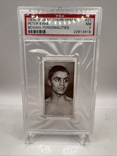 1938 WA & AC Churchman-Boxing Personalities-Peter Kane PSA NM 7