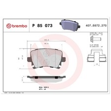 Satz Bremsbeläge Bremsklötze hinten für Seat Exeo 3R2 ST 3R5 Leon 1P1 | 24520