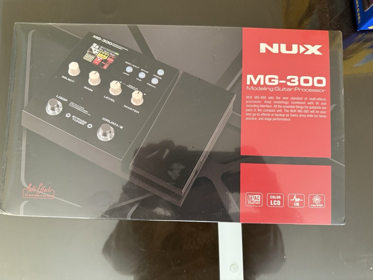 NUX MG-300 Modeling Guitar Processor and Multi-Effects Pedal for