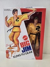Mattel Big Jim personaggio con parti di Kung Fu Gear, con scatola replica personalizzata