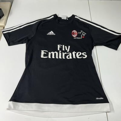 Detroit ACM Adidas Youth Soccer Jersey Fly Emirates #10 Size Small