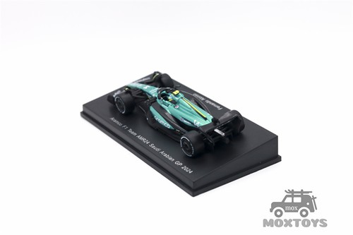 Spark 1:64 AM Aramco F1 Team AMR24 2024 Diecast model Car - Picture 3 of 12