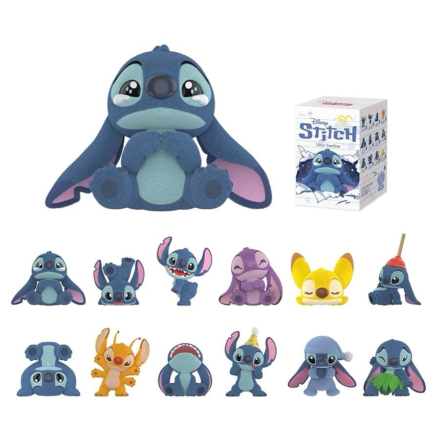 【新品】ポップマートDISNEY Stitch LittleEmotions 100% Auth Pop Mart Disney Stitch Little Emotions Series