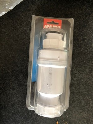 McAlpine MACVALVE-1, 1 1/4'' selbstschließendes Ablaufventil weiß