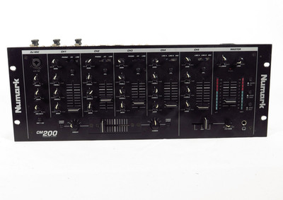 Numark CM200 Professional 5-Channel DJ Mixer, Partially Tested / Working