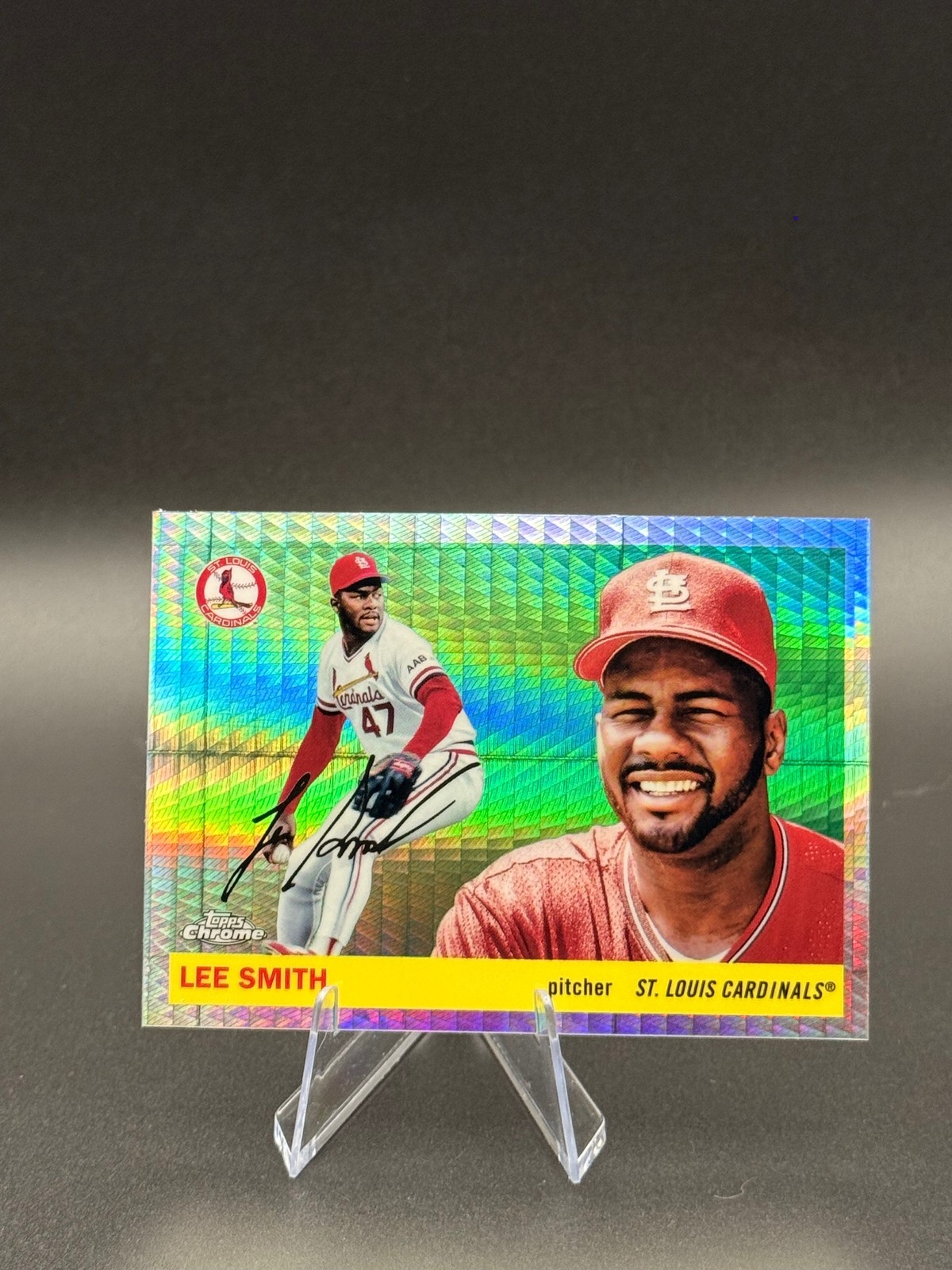 2025 Topps Chrome Platinum #333 Lee Smith Prism Refractors
