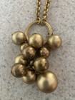 VINTAGE SHADES OF GOLD TONE 38" NECKLACE — photo 1