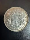 1943 SILVER Canada 50 Cents - Likely AU - George VI - 80% SILVER!