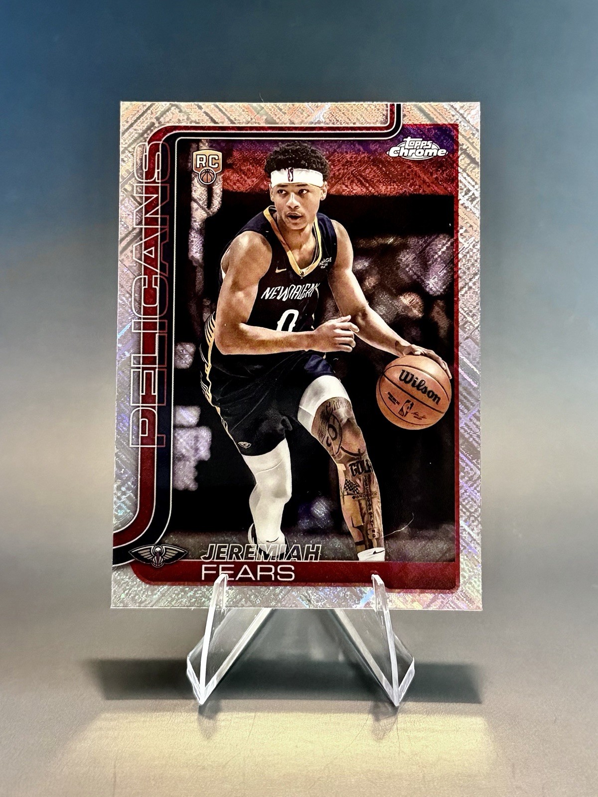 2025-26 Topps Chrome Basketball Skylight Refractor Fanatics #257 Jeremiah Fears