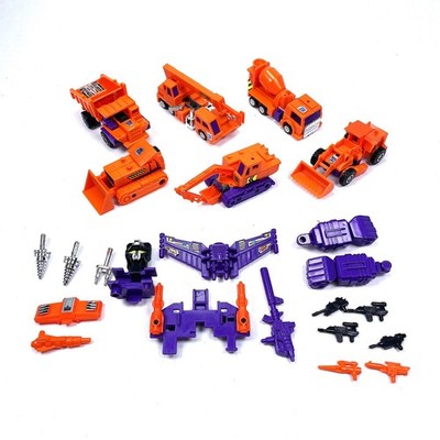 Devastator Transformers G2 Figure Combiner Orange KB Toys Exclusive Hasbro