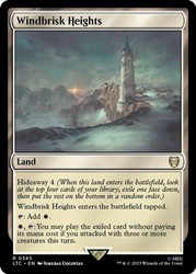 Windbrisk Heights 345 LTC Commander: The Lord of the Rings: Tales of Middle-earth