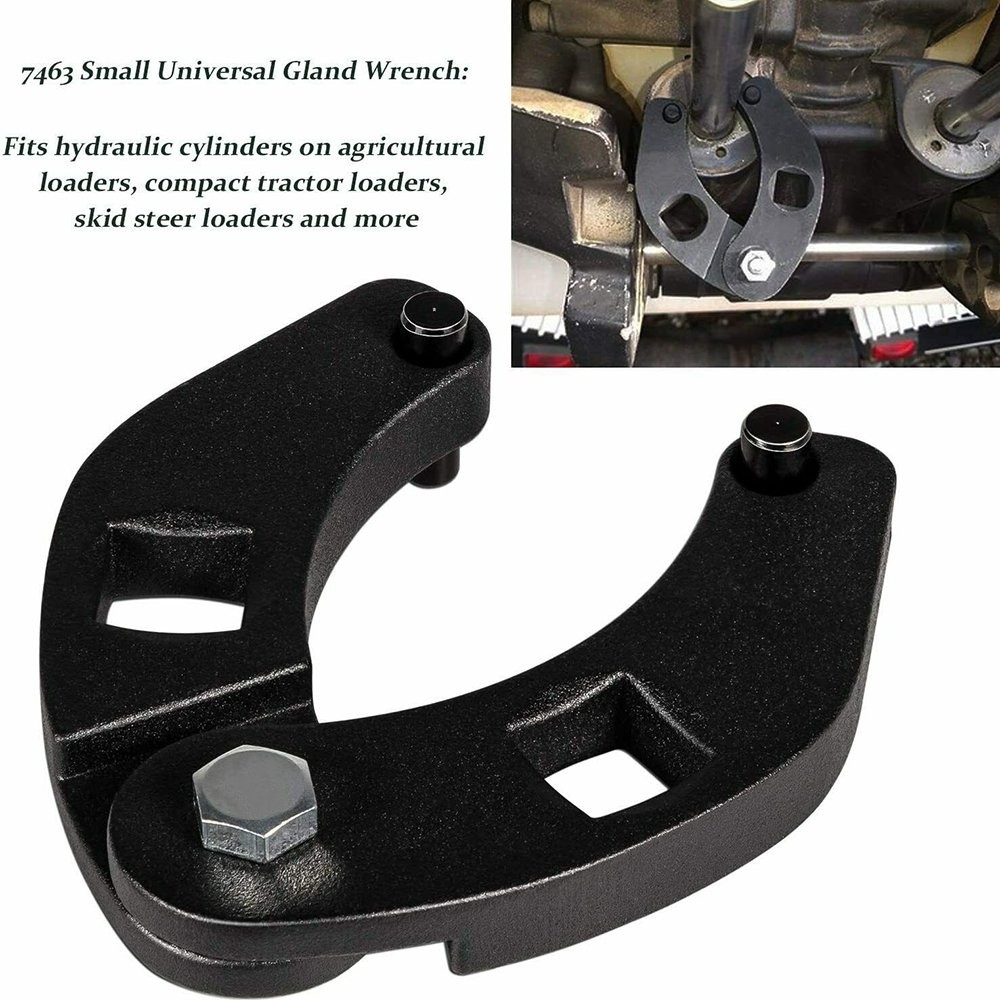 For Hydraulic Cylinders Adjustable Gland Nut Wrench 7463 Small Pin Spanner Tools
