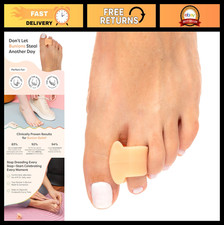 Gel Toe Separators for Overlapping Toes, Bunions, Big Toe Alignment - 4 Pack