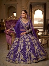 INDIAN WEAR LEHENGA CHOLI BOLLYWOOD PARTY PAKISTANI NEW DESIGNER NEW WEDDING