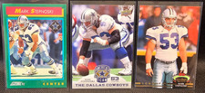 Mark Stepnoski Dallas Cowboys lot of 3 with 2009 Upper Deck America's Team