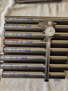 Grade 23 Titanium Round Rod 1.25" X 9 to 16.25" Long 6Al4V ELI