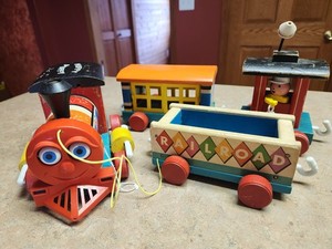 Vintage Fisher Price Huffy Puffy Train for sale | eBay