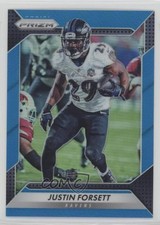 2016 Panini Prizm Light Blue Prizm 157/199 Justin Forsett #18 1s8