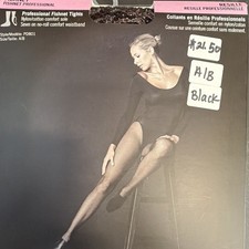 Leg Avenue Women s Black Professional Fishnet Tights A/B Nylon PD801