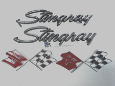 C3 Corvette Reproduction Emblem Set Trim Parts - For 1968-1972 C3 Corvette Reproduction Emblem Set Trim Parts - For 1968-1972