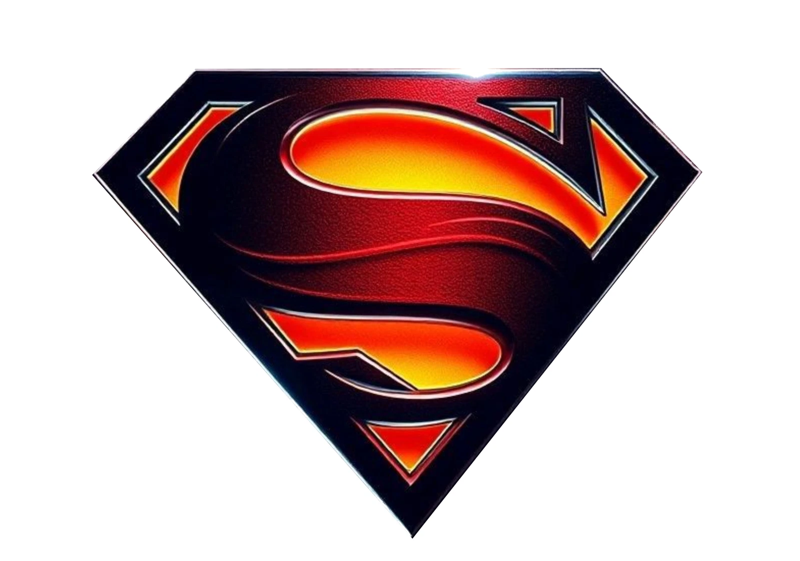 Superman S Logo Print T-Shirt Wicking Tee