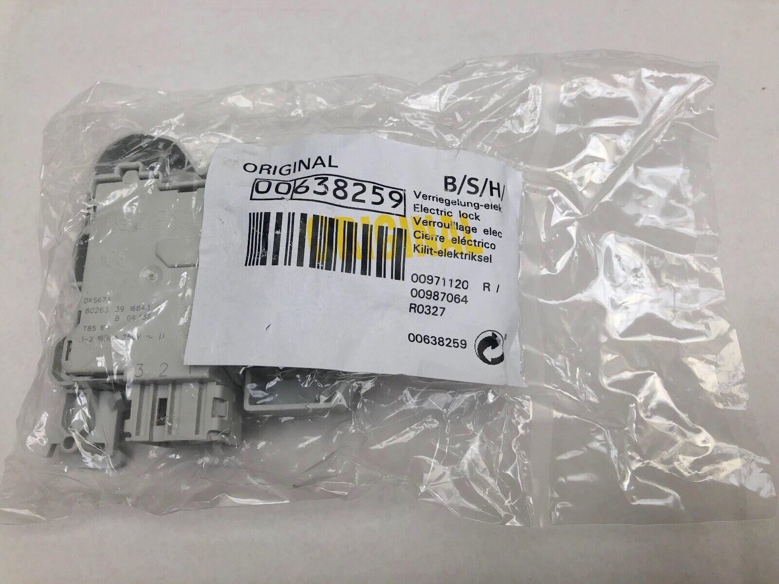 Siemens iQ300 Washing Machine Door Lock Switch WM10N060TH/01 WM10N060TH/07 eBay