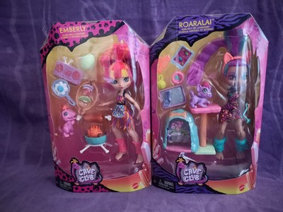 Mattel Cave Club Emberly Blazin BBQ & Roaralai Purr-fect Pet Adventure Sets Lot