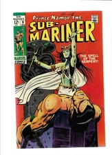 Sub-Mariner 9 Prince Namor 1st app Serpent Crown Lady Dorma Naga Karthon Lemuria