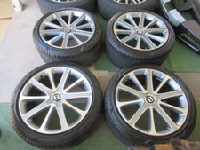 BENTLEY CONTINENTAL GT GTC OEM FACTORY 21" WHEELS RIMS TIRES MACHINED/GREY