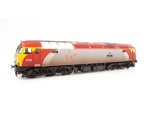 Trenes vírgenes Heljan 5706 calibre OO clase 57 302 'Virgil Tracy' plata/rojo ancho | Zustand: New