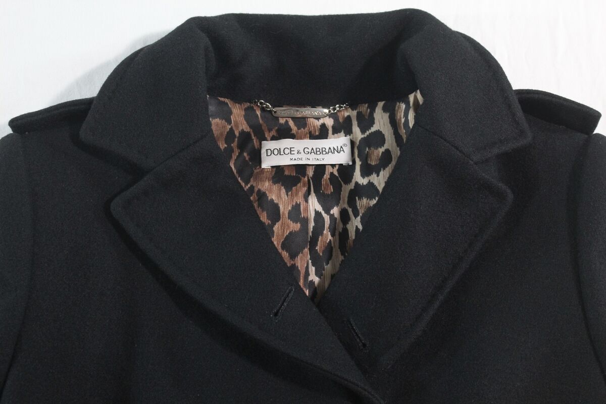 DOLCE & GABBANA - $4K BLACK WOOL DOLCE & GABBANA - $4K BLACK WOOL